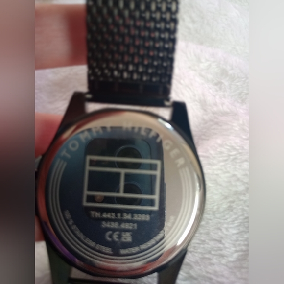 Men's Black Tommy Hilfiger Watch - Picture 7 of 10
